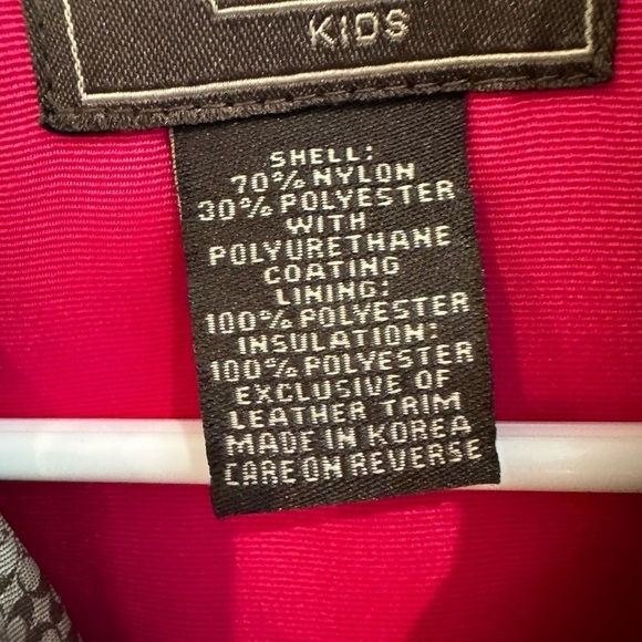 COACH KIDS COAT MED - Picture 6 of 6